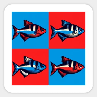 Neon Tetra - Cool Tropical Fish Sticker